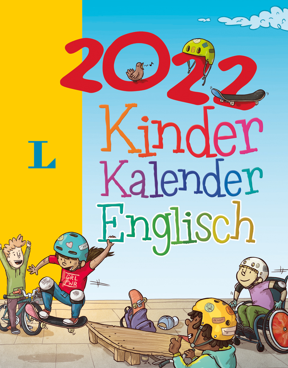 Langenscheidt 2022 Kinderkalender Englisch Schreibfeder.de